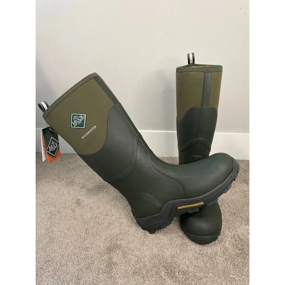 New Muck Boot Muckmaster Tall Moss Waterproof Work Boots Men’s 12